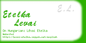 etelka levai business card